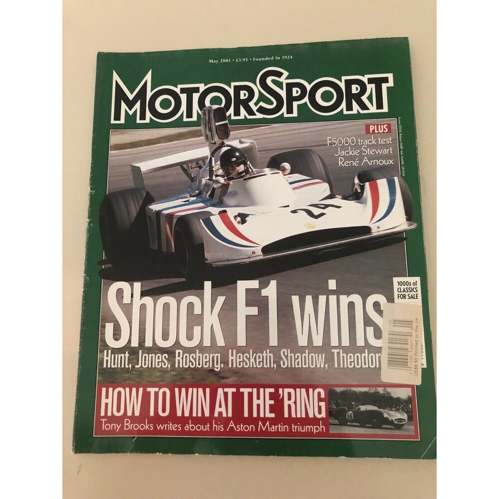MOTOR‎ SPORT 2001 MAY - ECURIE ECOSSE TRANSPORT, ARNOUX, McLAREN M10B